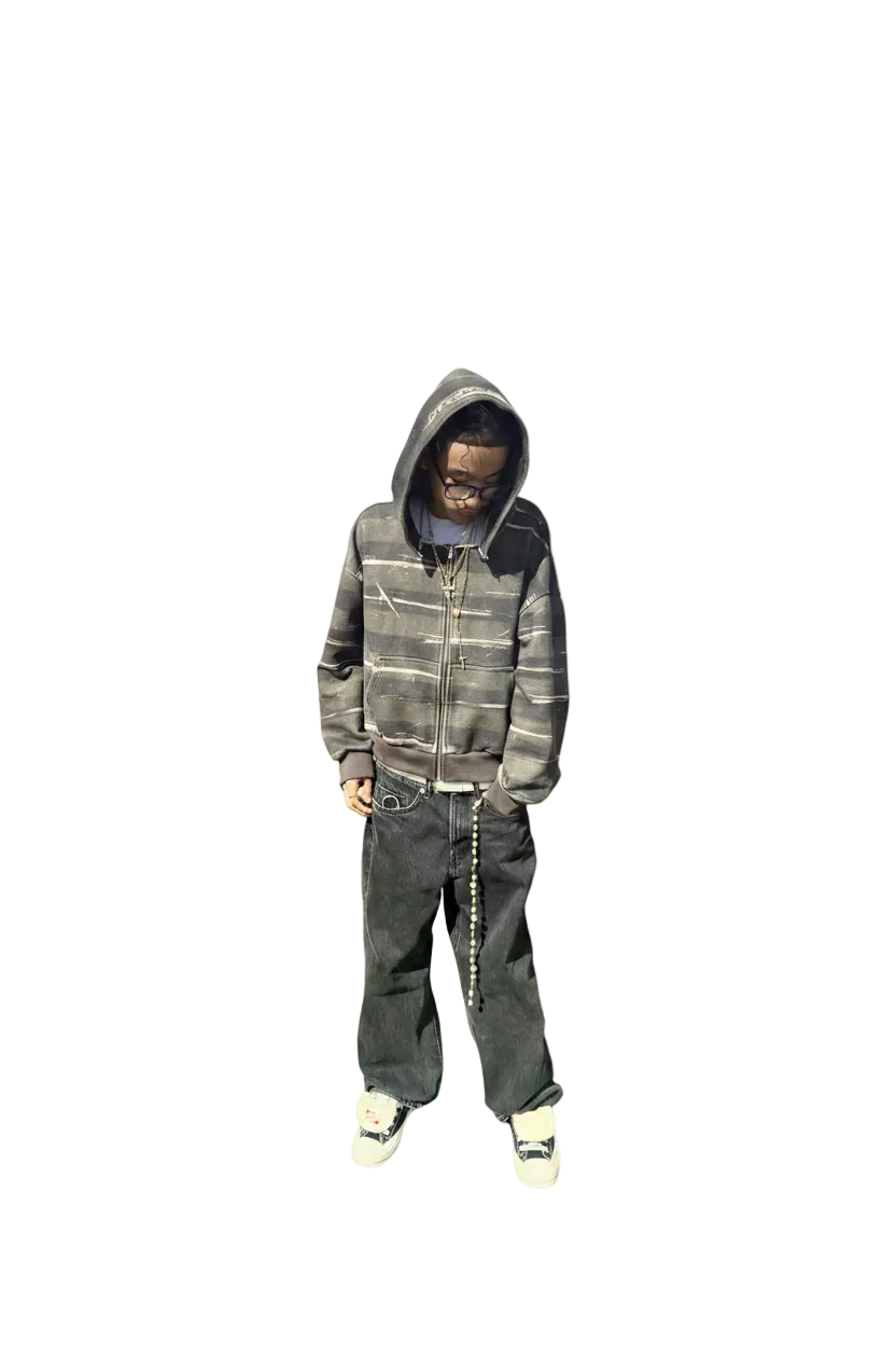 FRACTURED ZIP UP