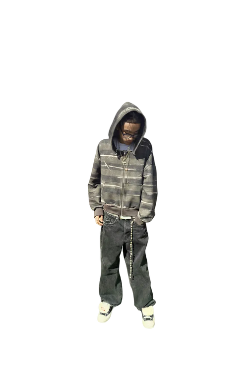 FRACTURED ZIP UP